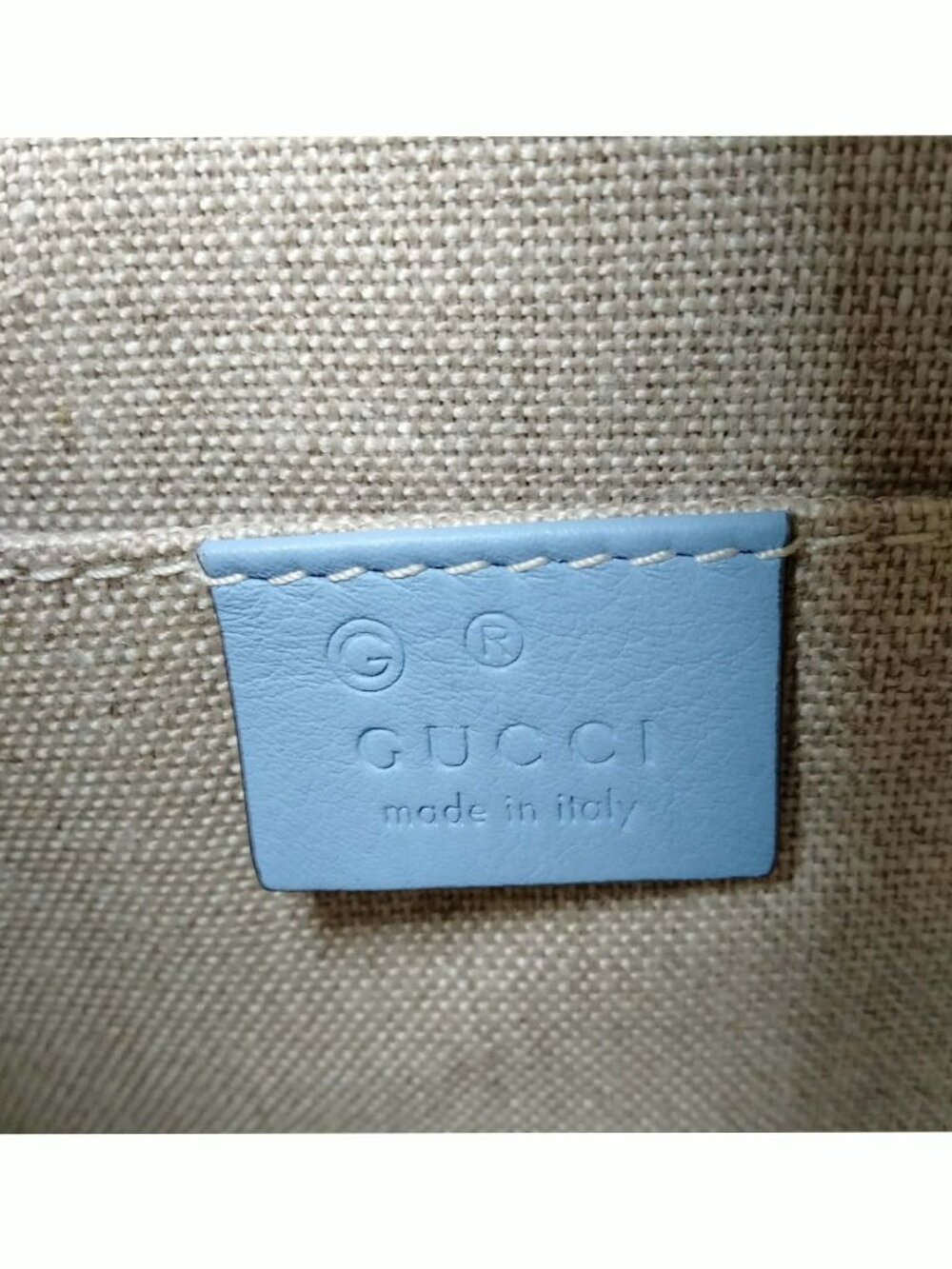 Authentic Gucci Microguccissima Dome Satchel Blue Leather Crossbody | Luxury - Picture 16 of 16